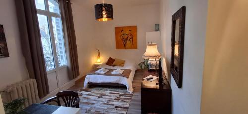 1 double bed