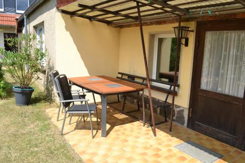 Erkély/terasz, Ferienwohnung Jan in Wustrow