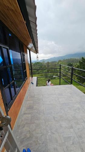 Erkély/terasz, Hospedaje Rural Sicaru in Pacho