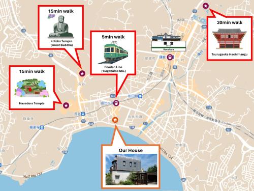 StellaStoria YUIGAHAMA Perfect location for sightseeing in Kamakura