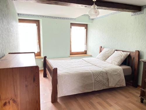 1 double bed
