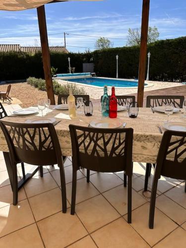 Iekārtas, Village villa, private pool, canal du midi in Argens-Minervois
