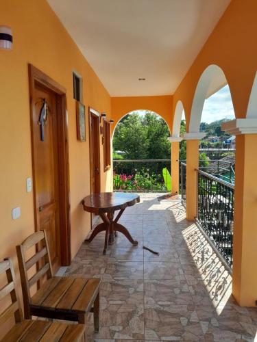 Балкон/терраса, Hostal Rancho Sabor Isleno - Ometepe in Альтаграсия