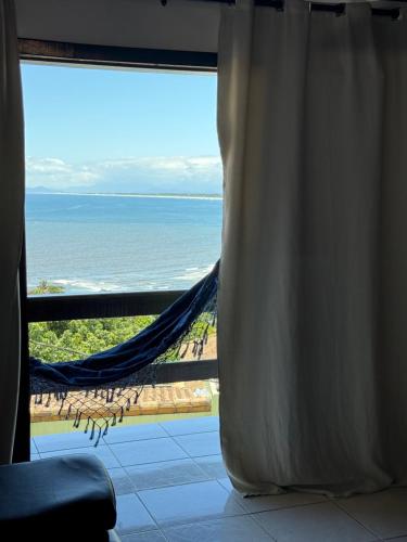 Balcony/terrace, Apartamento aconchegante com vista para o mar near Grumari Beach