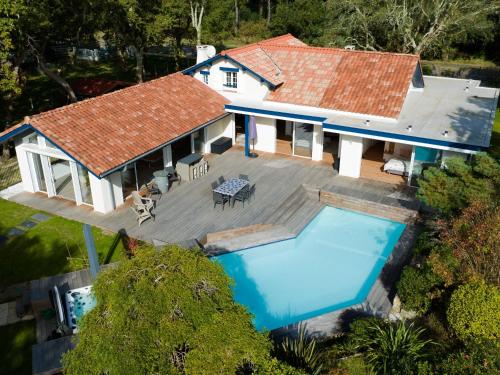 Villa d’architecte avec piscine, Wi-Fi, proche plage - FR-1-783-44 gîte à louer Plage d'Ondres