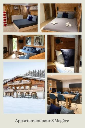 Le Chalet 138 Megève séjour pour 8 confort espace charme calme