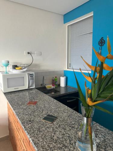 ห้องครัว, Suites com vista para o mar in หาดเปเรเก