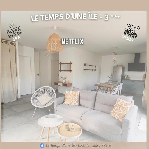 Jolie maison neuve avec SPA et vélos inclus, proche la Cotinière et 5 min des plages gîte à louer L'Ile d'Oléron