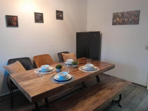 廚房, Wohlfühlapartment - 3 Schlafzimmer - Dachterrasse - kostenlos parken (Wohlfuhlapartment - 3 Schlafzimmer - Dachterrasse - kostenlos parken) in 斯泰特费爾德