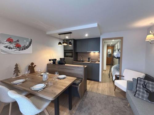 Appartement moderne, proche pistes, 4 pers, Wi-Fi, linge inclus - FR-1-180-650 - Apartment - Les Allues