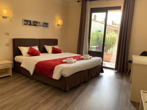 Chambre double avec 1 ou 2 lits, balcon
