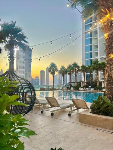 Luxury Studio Near Burj Khalifa, Dubaj (fotografie 3)