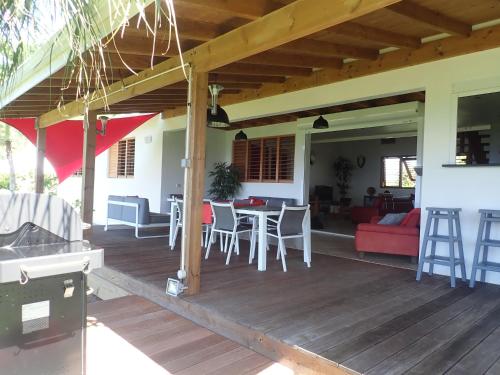 Balcony/terrace, Villa vue mer in Trois-Rivieres