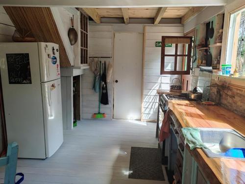 Kjøkken, Cabin in peaceful environment, 400mt from the sea! in La Paloma