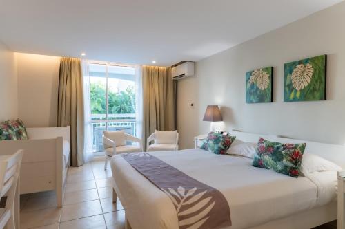 Comfort Triple Room with Garden View room in La Pagerie - Tropical Garden Hotel