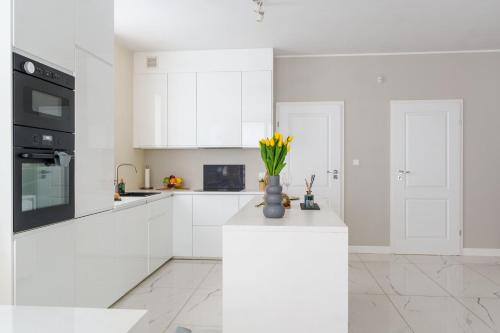 кухня, Exclusive townhouse Maciejki with garden and terrace near Warsaw in Лешноволя
