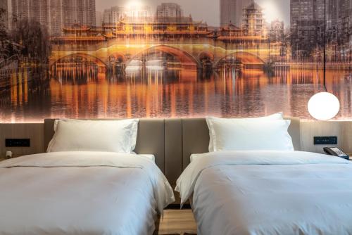 Superior Twin Room room in Tianfu Joyhub Cheer Hotel