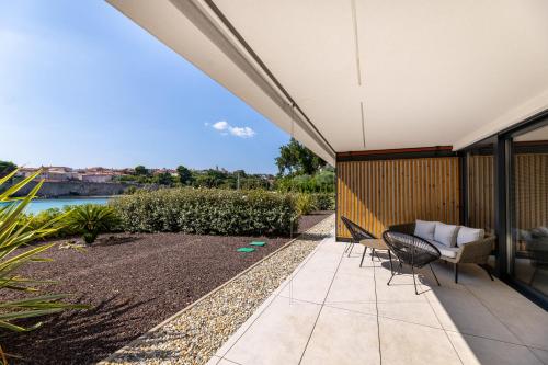 One-Bedroom Apartment with Sea View and Terrace image 1