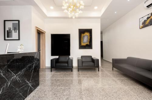 Lobby, STP Apartments in Abuja