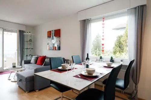 Apartment Panoramablick in Amden, Schweiz