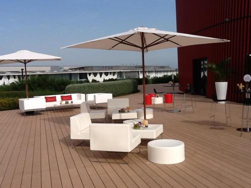 花園, 波爾塔菲拉酒店4*Sup (Hotel Porta Fira 4* Sup) in 洛斯皮塔萊de Llobregat