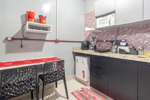 Kitchen, Loft Moderno com Ar Condicionado, Estacionamento Gratuito & Wi-Fi Bras, Expo Center Norte e Anhembi in Pari