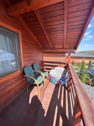 Balcony/terrace, Cabana Irina Baile Figa in Beclean
