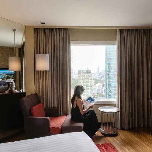 Executive King Room - Lounge Access room in Hilton Bangkok Asoke