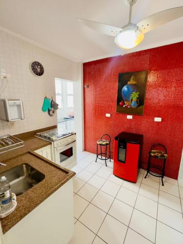 Kitchen, Melhor de Guaruja - Praia de Pitangueiras near Nossa Senhora de Fatima e Santo Amaro Parish