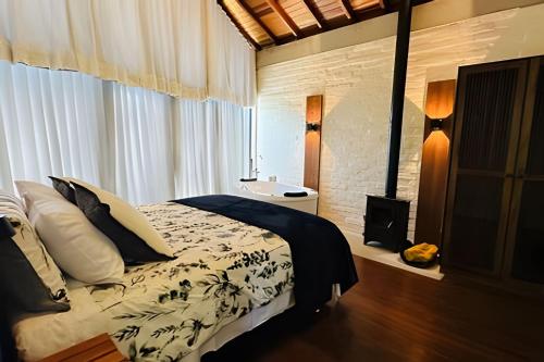 Chale Neve da Montanha com por do sol in Santa Clara