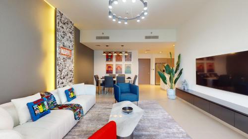 Vacationer l Marvel Super Hero Themed 3 Bedroom l Dubai Fountain Views in Downtown, Dubái (foto 6)