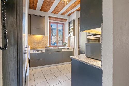 Konyha, Appartement élégant dans le Château des Vidomnes (Appartement elegant dans le Chateau des Vidomnes) in Sierre