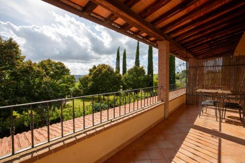 Erkély/terasz, Agriturismo Poggio al Vento in Istia d'Ombrone