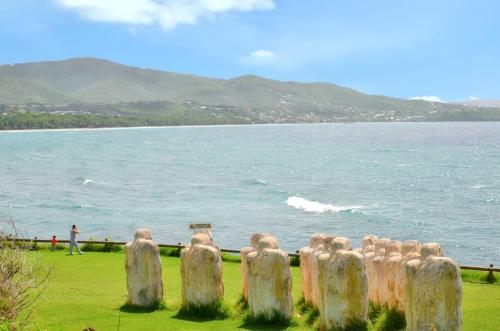 Вид, Studio cocooning a Saint Anne / 27 m² / jardin fleuri in Сент-Анна