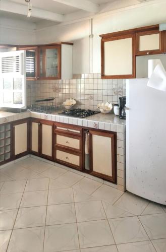 Cocina, Villa Enchantée avec Vue sur mer et Piscine au Carbet (Villa Enchantee avec Vue sur mer et Piscine au Carbet) in Le Carbet