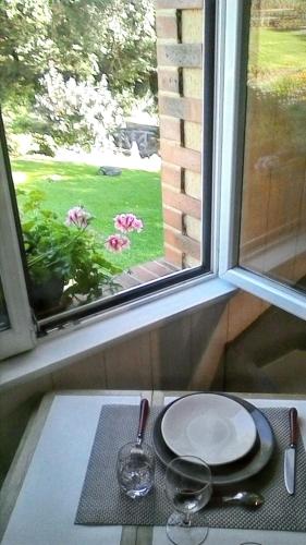 入口, Appartement cosy aux Authieux Papion 15 m² avec jardin privatif in 梅濟東卡農