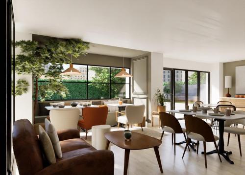 생지론 Hôtel La Cachette de Nina- Madame rêve - Saint-Girons (Hotel La Cachette de Nina- Madame reve - Saint-Girons) 호텔 로비