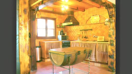 Konyha, Spacious villa with private pool in La Puebla de Castro in La Puebla De Castro