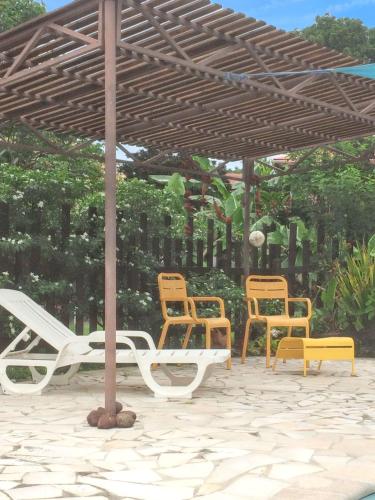 Garden, Bungalow idyllique a Trois-Rivieres avec piscine partagee in Trois-Rivieres