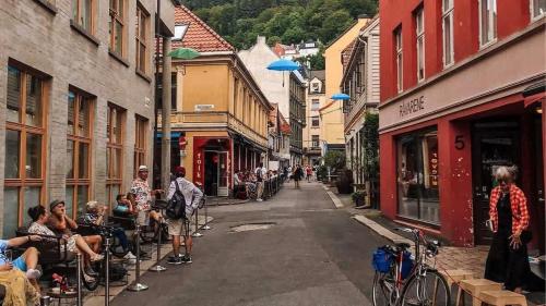 Top floor in the middle of town - Great beds Top floor in the middle of town - Great beds