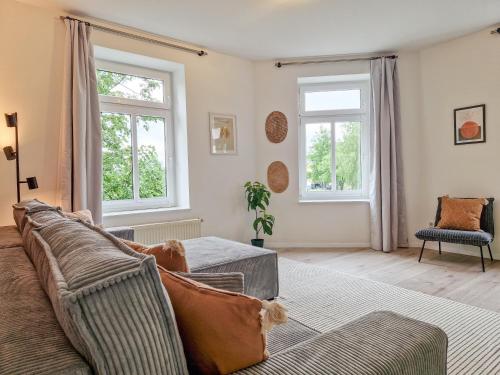 Boho-Suite - Sauna, Netflix, Nespresso, Zentral, Messe, Chemnitz (Saská Kamenice) (fotografie 10)
