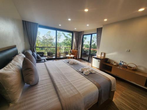 Kilátás, HaiVen Angkor Residence & Hotel in Sla Kram