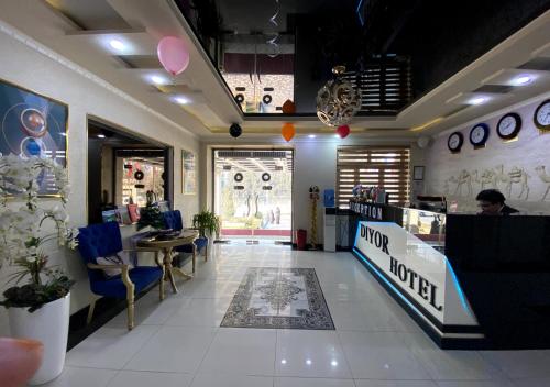 Lobby, Diyor Hotel in Margilan