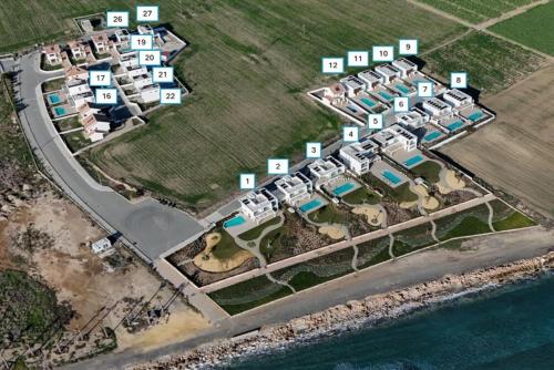 A környék, Serenity Waves Villa 27 in Perivolia