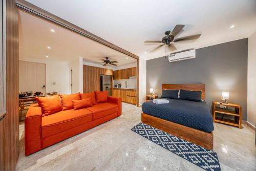 Lux Studio with Rooftop Pool Gym Private Balcony, Tulum (fotografie 4)