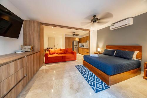 Lux Studio with Rooftop Pool Gym Private Balcony, Tulum (photo 4)