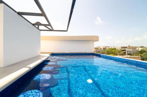 Lux Studio with Rooftop Pool Gym Private Balcony, Tulum (photo 9)