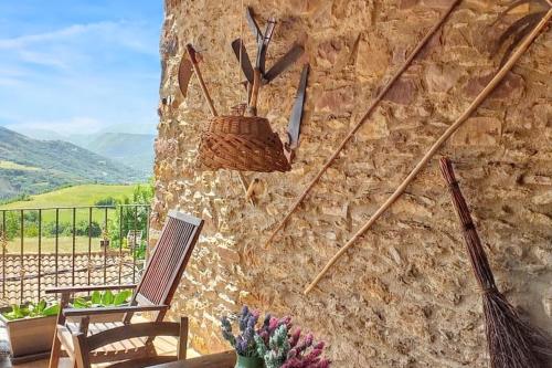 balcon/terasă, Warm apartment in Ardanué with mountain view, 45 m² (Warm apartment in Ardanue with mountain view, 45 m²) in Barbastro