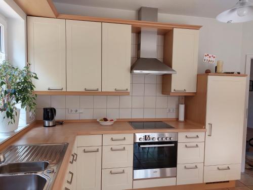 廚房, Ferienhaus mit Herz in Dörpen (Ferienhaus mit Herz in Dorpen) in 德爾彭