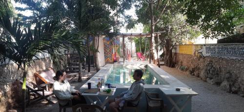 Exterior view, Guaya Hostel in Merida